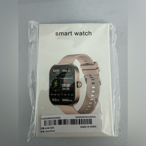 unbranded Other - Multifunctional Smartwatch G21 Pink Support iPhone And Android